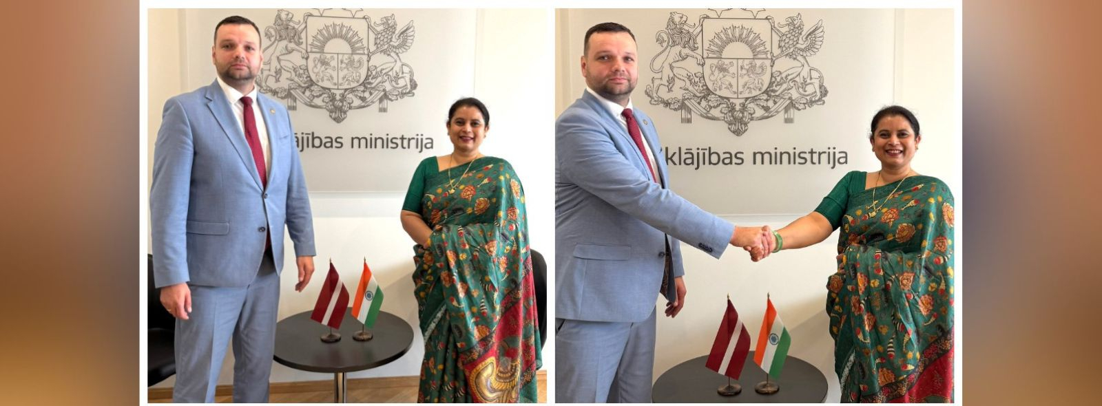  Ambassador Namrata S. Kumar met the Minister of Welfare of Latvia, Mr. Reinis Uzulnieks on 14.08.2025